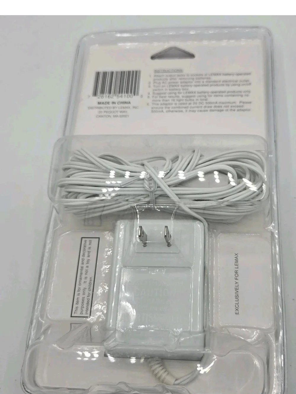 VTG Lemax Village Collection AC Power Adapter with 4 Output Jacks #54100 1998